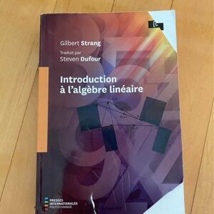 Introduction à l’algèbre linéaire - Gilbert Strang